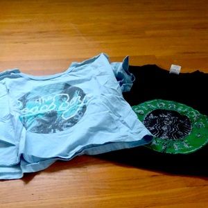 Two cropped tshirts!